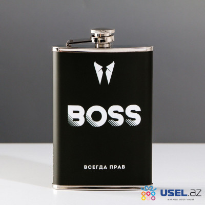 Flask "BOSS - Always right", 270 ml